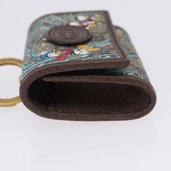 GUCCI × Disney Donald Duck GG Supreme Air Pods Case PVC 647930 Auth am12498M