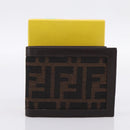 FENDI Zucca Canvas Bifold Wallet Brown Auth am12503V-19