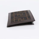 FENDI Zucca Canvas Bifold Wallet Brown Auth am12503V-4