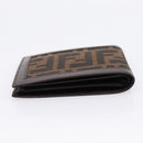 FENDI Zucca Canvas Bifold Wallet Brown Auth am12503V-6