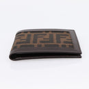 FENDI Zucca Canvas Bifold Wallet Brown Auth am12503V-7