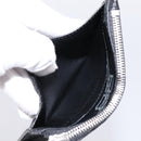 BALENCIAGA Fragment Case PVC Leather Black Silver 640535 Auth am12506M-17