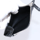 BALENCIAGA Fragment Case PVC Leather Black Silver 640535 Auth am12506M-10