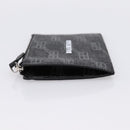 BALENCIAGA Fragment Case PVC Leather Black Silver 640535 Auth am12506M-3