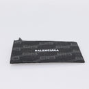 BALENCIAGA Fragment Case PVC Leather Black Silver 640535 Auth am12506M-6