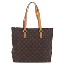 LOUIS VUITTON Monogram Cabas Mezzo Tote Bag M51151 LV Auth am12510A-13