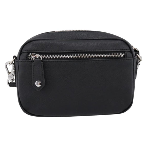Vivienne Westwood Shoulder Bag PVC Black Silver Auth am12513V