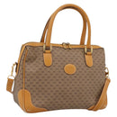 GUCCI Micro GG Supreme Bag PVC Leather 2way Beige Gold 002 25 0033 Auth am12515A-1