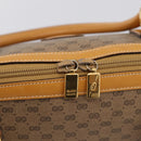 GUCCI Micro GG Supreme Bag PVC Leather 2way Beige Gold 002 25 0033 Auth am12515A-18