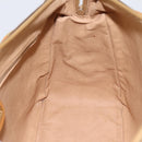 GUCCI Micro GG Supreme Bag PVC Leather 2way Beige Gold 002 25 0033 Auth am12515A-20