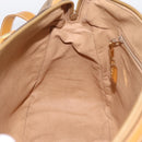 GUCCI Micro GG Supreme Bag PVC Leather 2way Beige Gold 002 25 0033 Auth am12515A-21