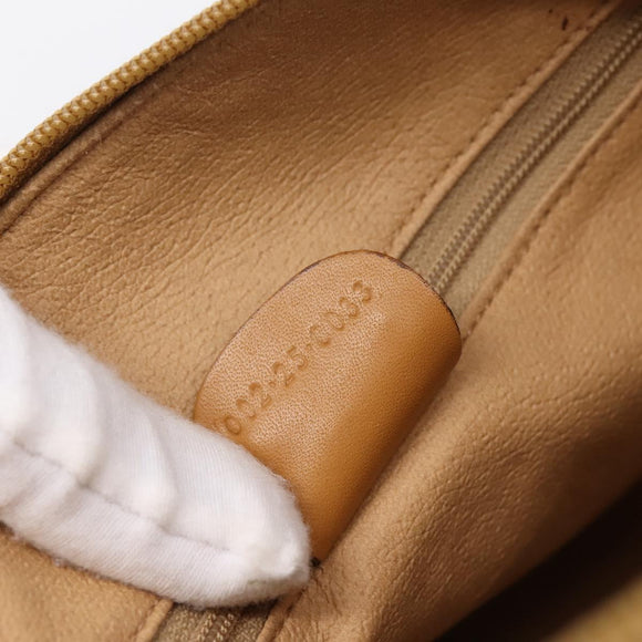 GUCCI Micro GG Supreme Bag PVC Leather 2way Beige Gold 002 25 0033 Auth am12515A