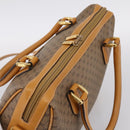 GUCCI Micro GG Supreme Bag PVC Leather 2way Beige Gold 002 25 0033 Auth am12515A-6