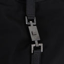 GUCCI Jackie Shoulder Bag Nylon Black Silver 001 3346 Auth am12516V-17