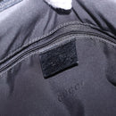 GUCCI Jackie Shoulder Bag Nylon Black Silver 001 3346 Auth am12516V-18