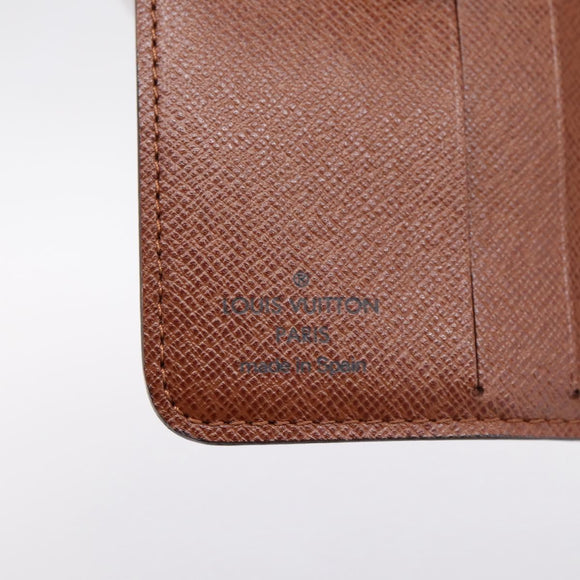 LOUIS VUITTON Monogram Compact Zip Wallet M61667 LV Auth am12518V