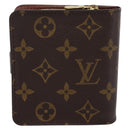 LOUIS VUITTON Monogram Compact Zip Wallet M61667 LV Auth am12518V-2