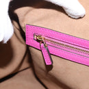 GUCCI GG Supreme Mini Boston Bag PVC 2way Beige Gold 409527 Auth am12519M-21