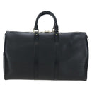 LOUIS VUITTON Epi Keepall 45 Boston Bag Black M42972 LV Auth am12520SAV-3