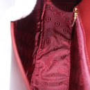 CARTIER Must Line Shoulder Bag Leather Bordeaux Gold Auth am12521V-19