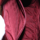 CARTIER Must Line Shoulder Bag Leather Bordeaux Gold Auth am12521V-21