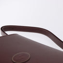 CARTIER Must Line Shoulder Bag Leather Bordeaux Gold Auth am12521V-8