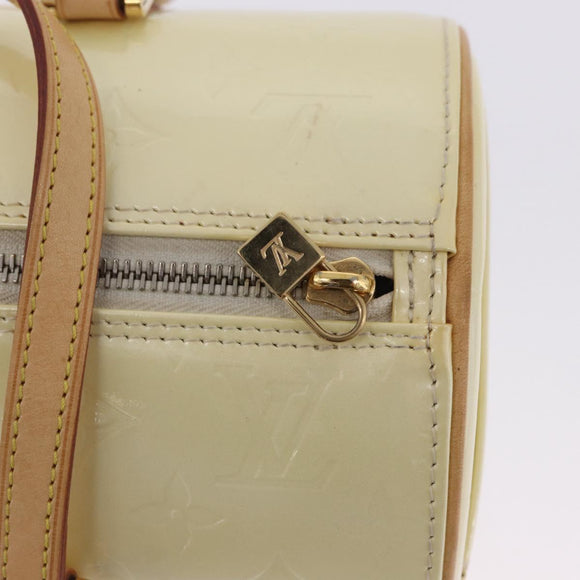LOUIS VUITTON Monogram Vernis Bedford Hand Bag Perle M91006 LV Auth am12522V