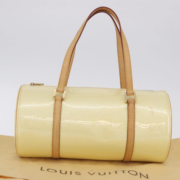 LOUIS VUITTON Monogram Vernis Bedford Hand Bag Perle M91006 LV Auth am12522V
