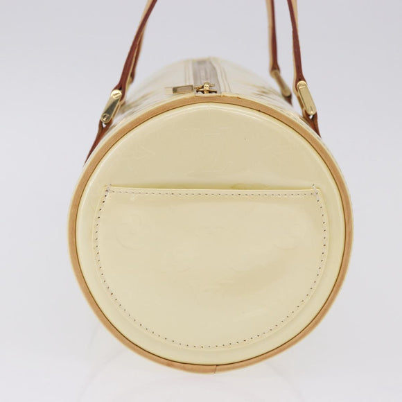 LOUIS VUITTON Monogram Vernis Bedford Hand Bag Perle M91006 LV Auth am12522V