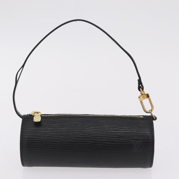 LOUIS VUITTON Epi Soufflot Hand Bag Black M52222 LV Auth am12523V