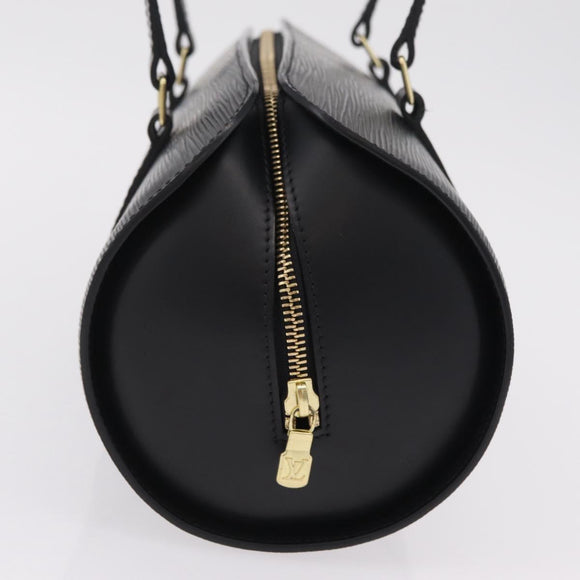 LOUIS VUITTON Epi Soufflot Hand Bag Black M52222 LV Auth am12523V