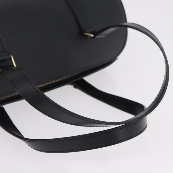 LOUIS VUITTON Epi Soufflot Hand Bag Black M52222 LV Auth am12523V