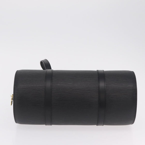 LOUIS VUITTON Epi Soufflot Hand Bag Black M52222 LV Auth am12523V