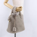 LOUIS VUITTON Lockit Voyage Hand Bag Mouton Greige M93850 LV Auth am12524SAM-27