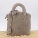 LOUIS VUITTON Lockit Voyage Hand Bag Mouton Greige M93850 LV Auth am12524SAM-12