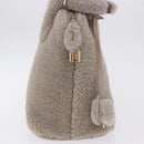 LOUIS VUITTON Lockit Voyage Hand Bag Mouton Greige M93850 LV Auth am12524SAM-4
