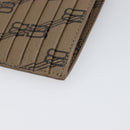 BALENCIAGA Fragment Case Card Case PVC Beige Gold 640535 Auth am12526M-15