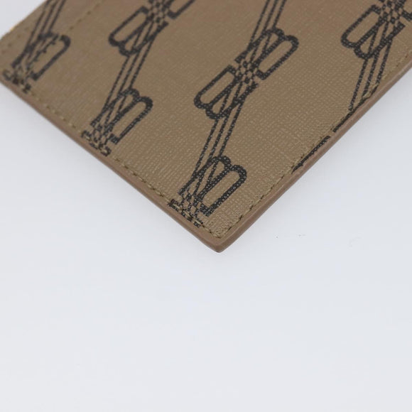 BALENCIAGA Fragment Case Card Case PVC Beige Gold 640535 Auth am12526M
