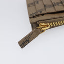 BALENCIAGA Fragment Case Card Case PVC Beige Gold 640535 Auth am12526M-8