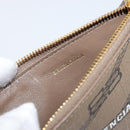 BALENCIAGA Fragment Case Card Case PVC Beige Gold 640535 Auth am12526M-9