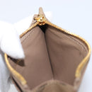 BALENCIAGA Fragment Case Card Case PVC Beige Gold 640535 Auth am12526M-18