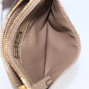 BALENCIAGA Fragment Case Card Case PVC Beige Gold 640535 Auth am12526M-20