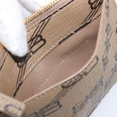 BALENCIAGA Fragment Case Card Case PVC Beige Gold 640535 Auth am12526M-11