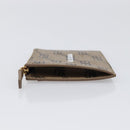 BALENCIAGA Fragment Case Card Case PVC Beige Gold 640535 Auth am12526M-4
