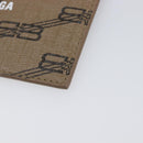 BALENCIAGA Fragment Case Card Case PVC Beige Gold 640535 Auth am12526M-7