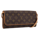 LOUIS VUITTON Monogram Pochette Twin GM Shoulder Bag M51852 LV Auth am12527V-1