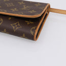 LOUIS VUITTON Monogram Pochette Twin GM Shoulder Bag M51852 LV Auth am12527V-9