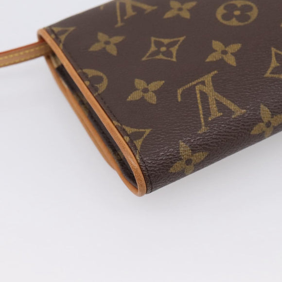LOUIS VUITTON Monogram Pochette Twin GM Shoulder Bag M51852 LV Auth am12527V