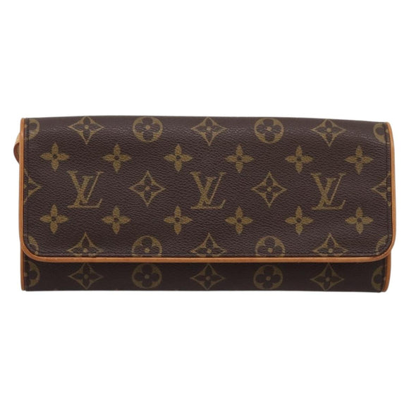 LOUIS VUITTON Monogram Pochette Twin GM Shoulder Bag M51852 LV Auth am12527V