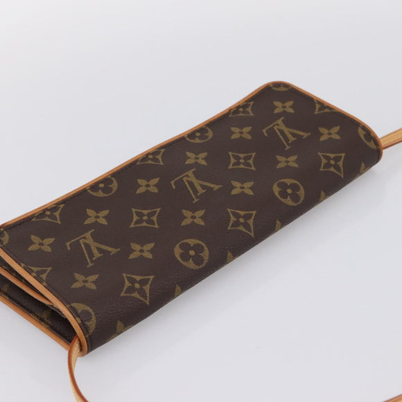 LOUIS VUITTON Monogram Pochette Twin GM Shoulder Bag M51852 LV Auth am12527V